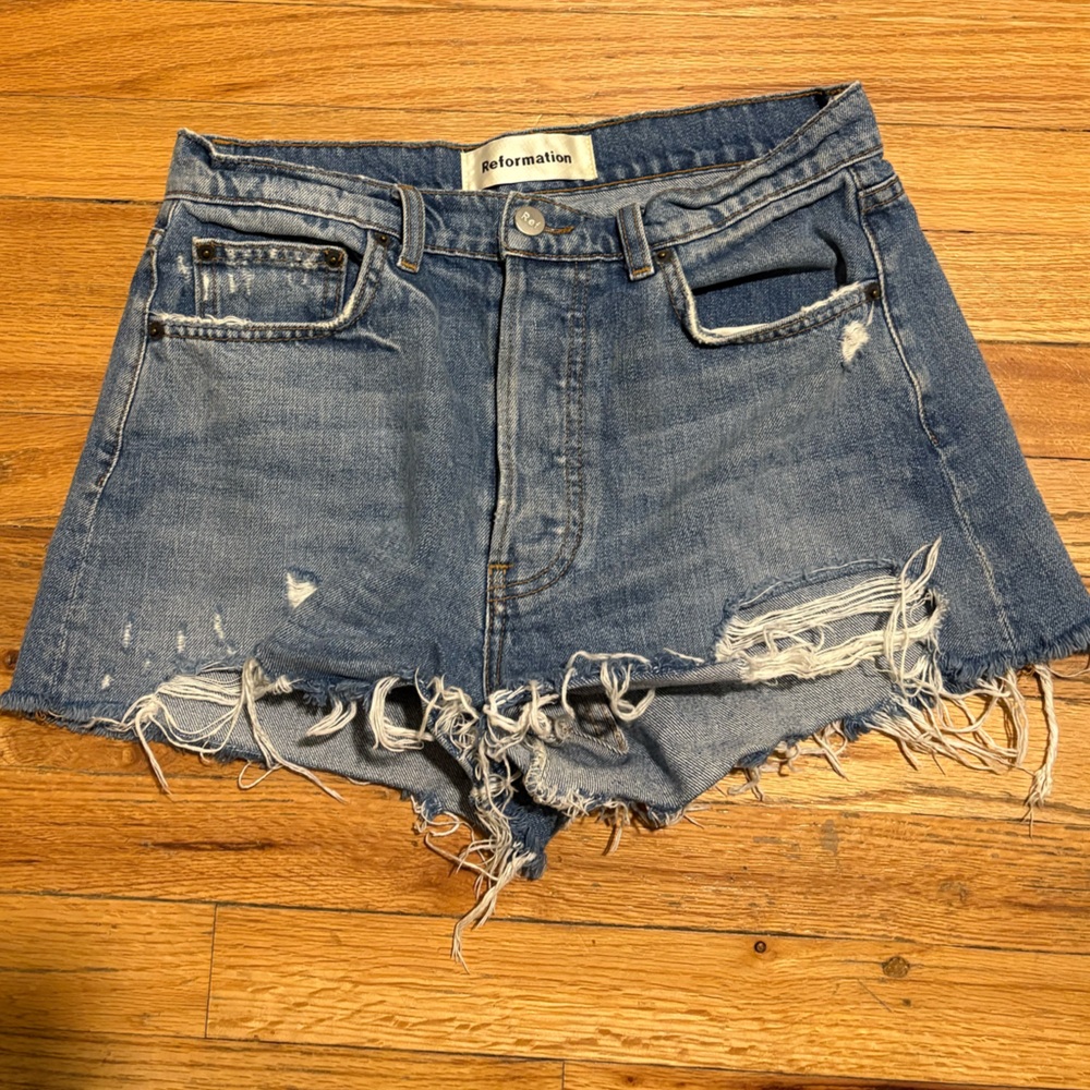 Reformation Dixie High Rise Jean Short